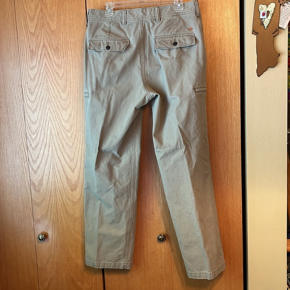 Dockers Pacific Collection Crossover Cargo pants canvas 36 x 32 khaki VGUC